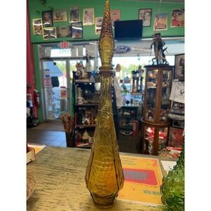 Empoli Italian Amber Genie Bottle